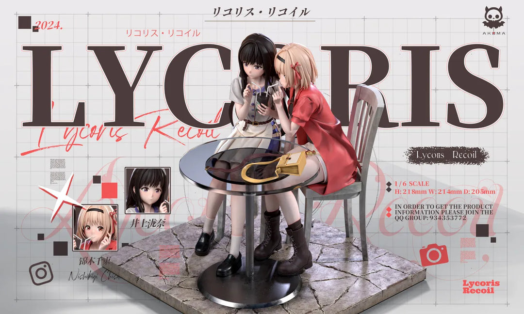 【Pre order】Akuma Studio 1/6 Lycoris Recoil Nishikigi Chisato & Inoue Takina