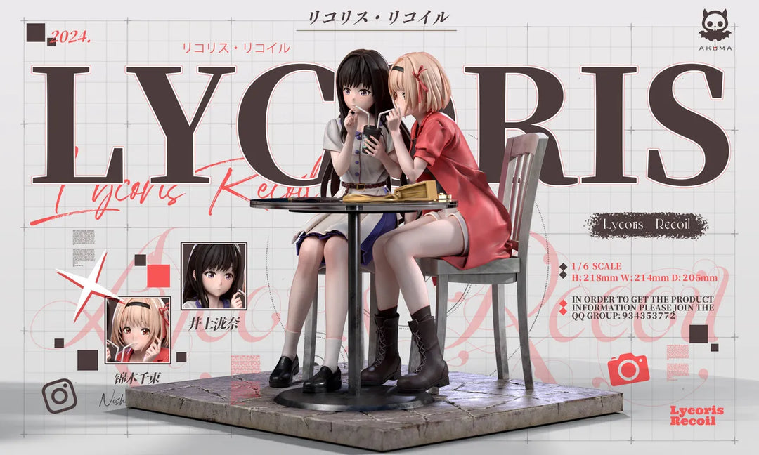 【Pre order】Akuma Studio 1/6 Lycoris Recoil Nishikigi Chisato & Inoue Takina