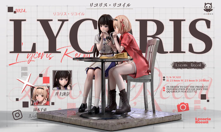 【Pre order】Akuma Studio 1/6 Lycoris Recoil Nishikigi Chisato & Inoue Takina