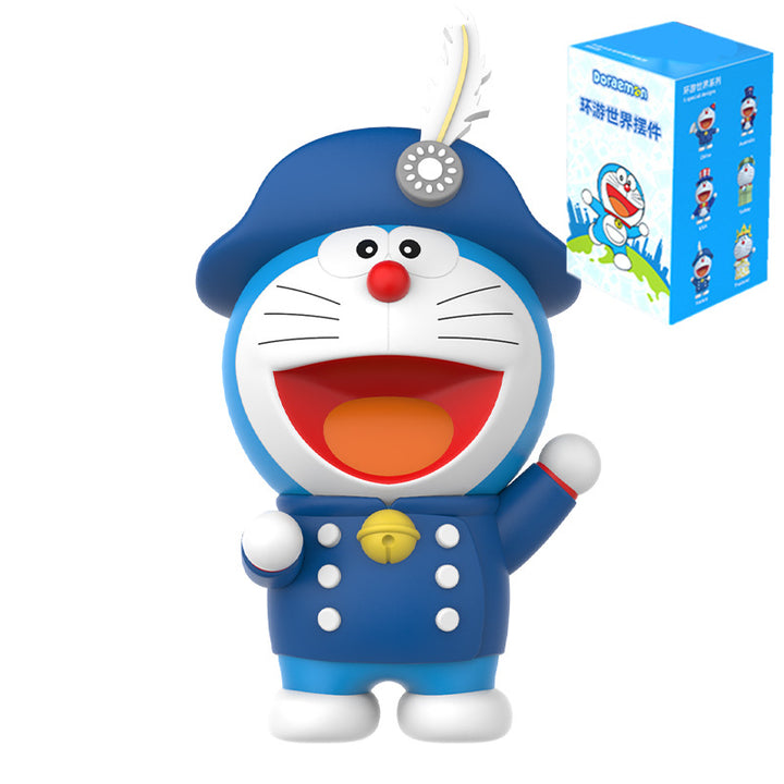 Doraemon World Travel Series Figures - 6 Global Special Designs Set