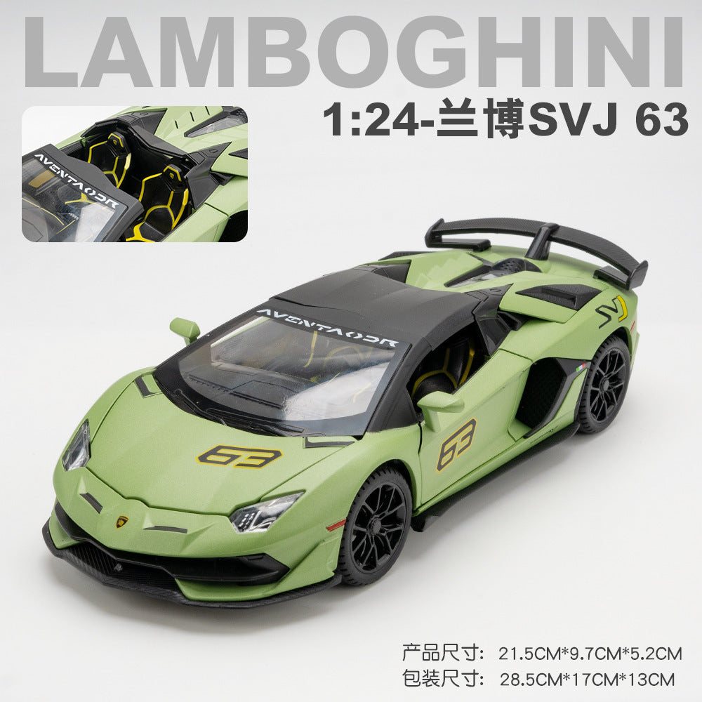 Welly 1:24 Lamborghini Essenza SCV12 /SVJ63 Diecast Model Collectibles Car Toys Model