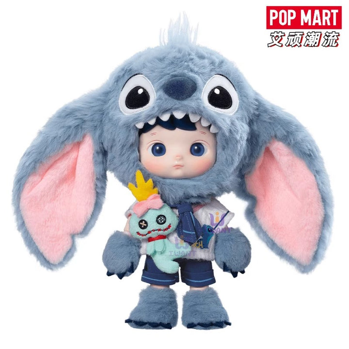 Original POPMART HACIPUPU Stitch 1/8 Action Figure 泡泡玛特HACIPUPU史迪奇1/8可动人偶毛绒盲盒玩具摆件手办