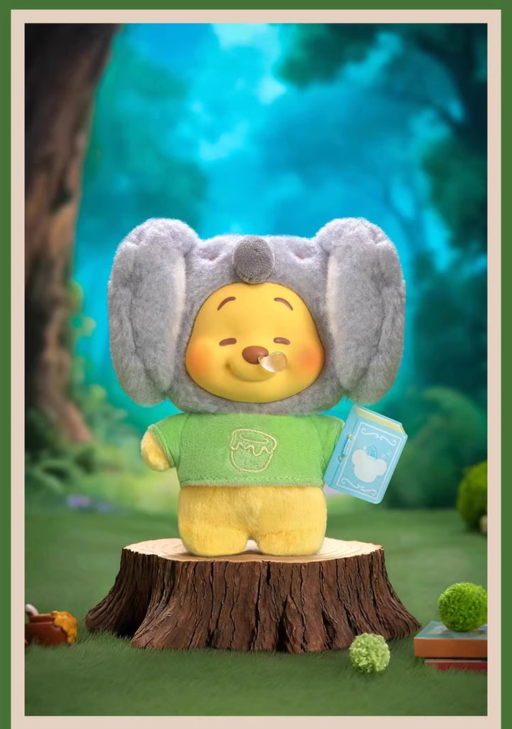 TOPTOY Disney Winnie the Pooh Storybook Series  Soft Vinyl Plush Bag