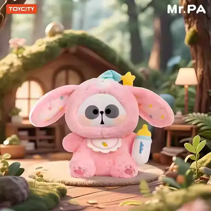 Original TOYCITY Mr.PA 400% Animal Party Series Blind Box 正版MR PA耙老师动物派对复合毛绒盲盒-400%大体玩具手办