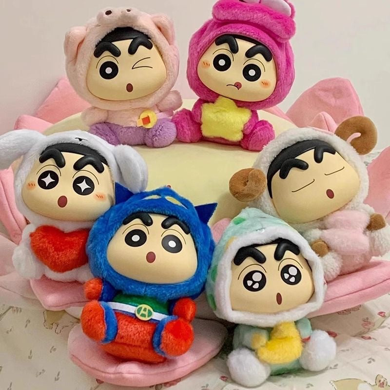 LDCX LAB Crayon Shin-Chan Fantasy Shinchan Blindbox 正版蜡笔小新幻想第一代毛绒盲盒可爱公仔摆件手办周边