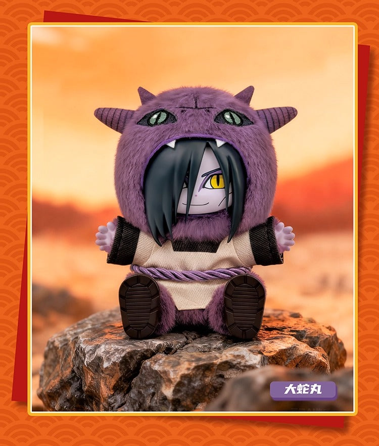 Ready Stock EAKI Naruto Sitting Series Soft Vinyl Plush – Naruto / Kakashi / Sasuke Blind Box Gift