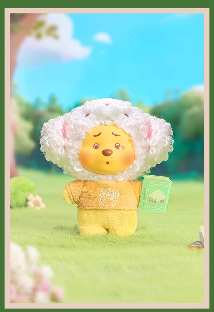 TOPTOY Disney Winnie the Pooh Storybook Series  Soft Vinyl Plush Bag