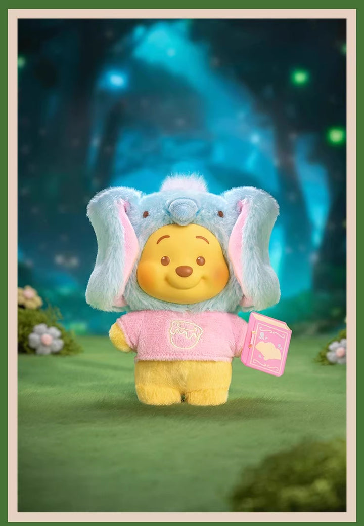 TOPTOY Disney Winnie the Pooh Storybook Series  Soft Vinyl Plush Bag