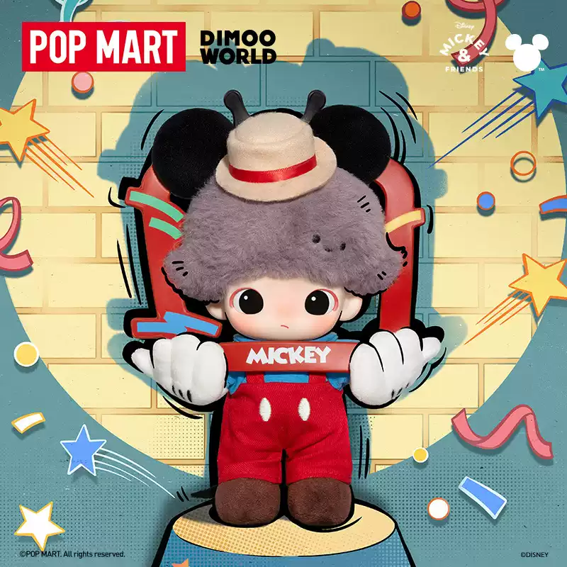 Original POPMART Dimoo World - Vinyl Plush Blind Box DIMOO WORLD系列搪胶脸毛 ...