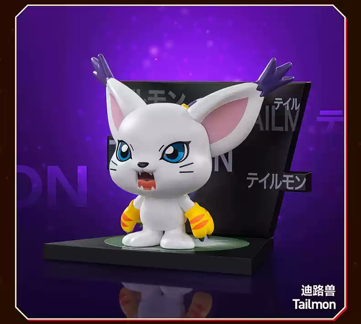Original POPMART Digimon Adventure Fridge Magnet Series Figures Blind Box 泡泡玛特数码宝贝冰箱贴系列盲盒手办玩具桌面摆件礼物