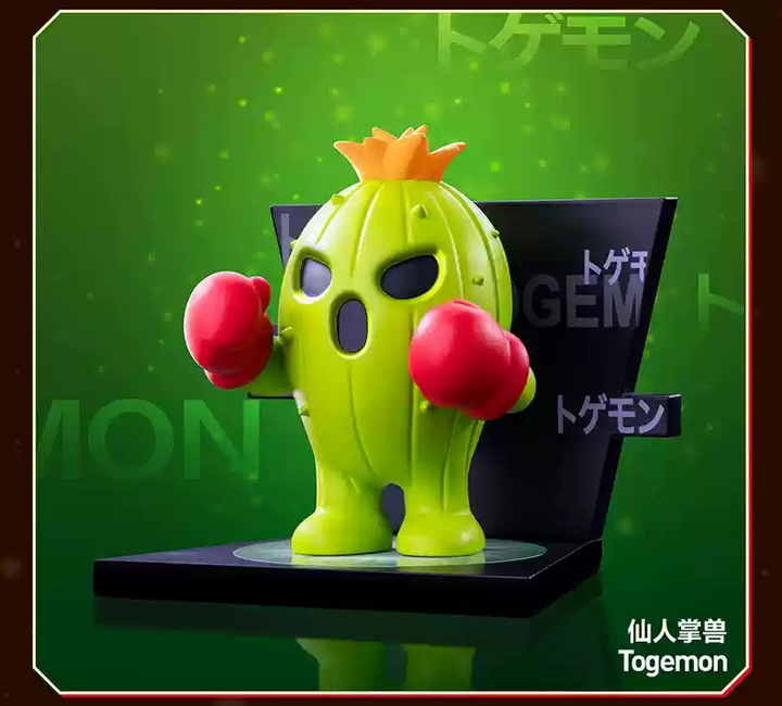 Original POPMART Digimon Adventure Fridge Magnet Series Figures Blind Box 泡泡玛特数码宝贝冰箱贴系列盲盒手办玩具桌面摆件礼物