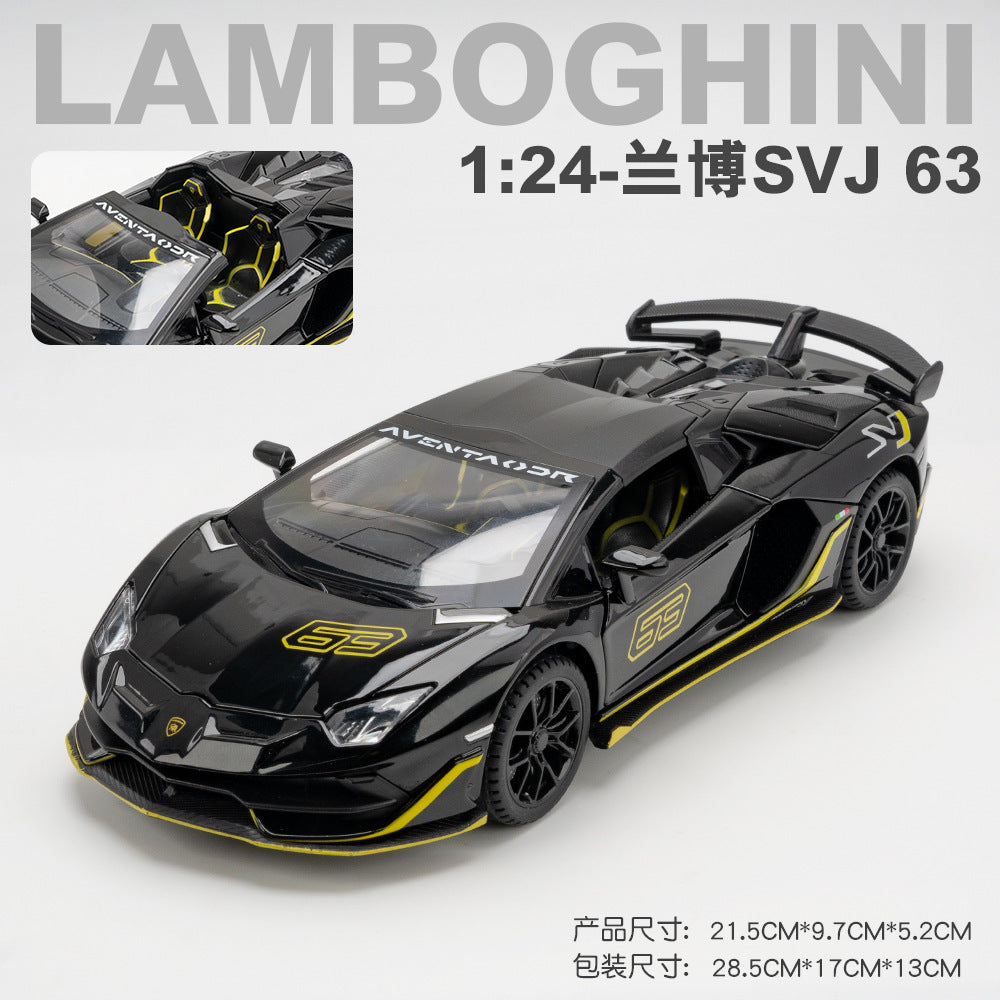 Welly 1:24 Lamborghini Essenza SCV12 /SVJ63 Diecast Model Collectibles Car Toys Model