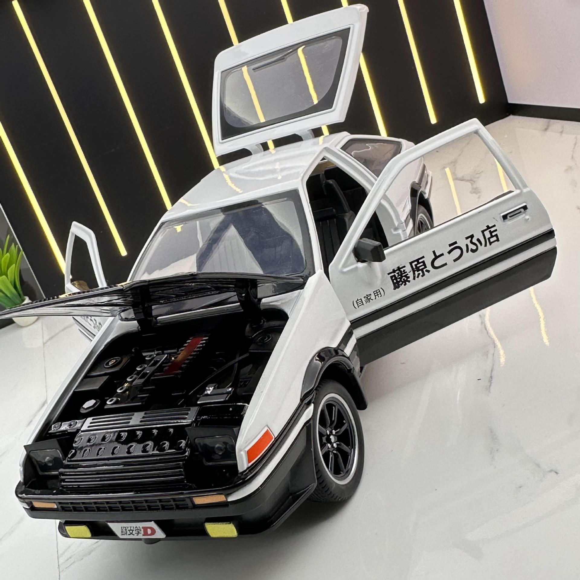 Welly 1:24 Initial D Toyota AE86 Diecast Model with Sound