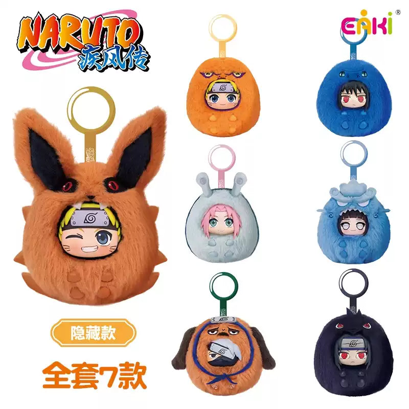 Original EAKI Naruto Cute Dudu Series Plush Toy Series Blind Box 火影忍者疾风传萌嘟嘟毛绒公仔
