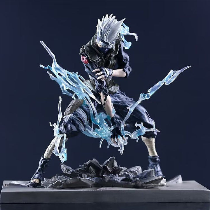 Naruto GK Kakashi, Iron Curtain Itachi, Iron Curtain Obito, Sasuke Battle Effect Anime Figurine