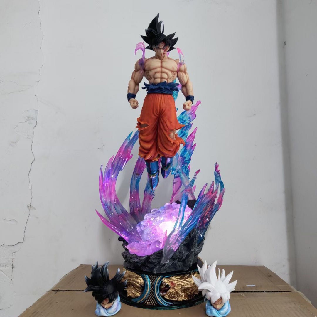 DRAGON BALL ANIME LS SON GOKU WUKONG ULTRA INSTINCT LIGHT UP FIGURE STATUE FIGURE