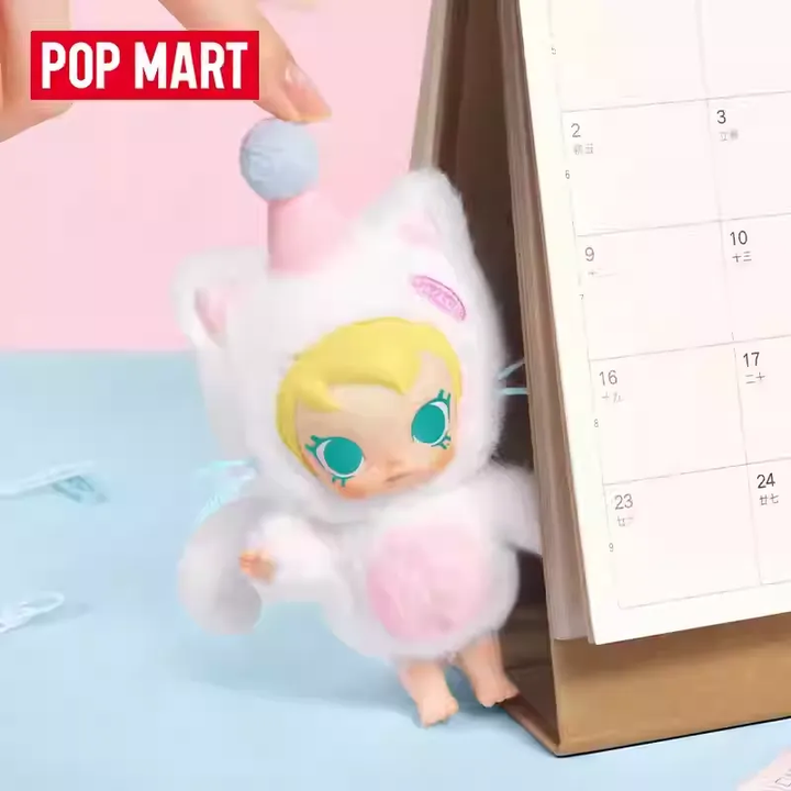 Original POPMART Baby Molly Pocket Friends Series Vinyl Plush Pendant Blind Box 口袋朋友系列搪胶毛绒挂件盲盒礼物