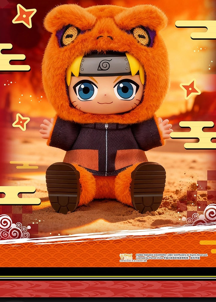 Ready Stock EAKI Naruto Sitting Series Soft Vinyl Plush – Naruto / Kakashi / Sasuke Blind Box Gift
