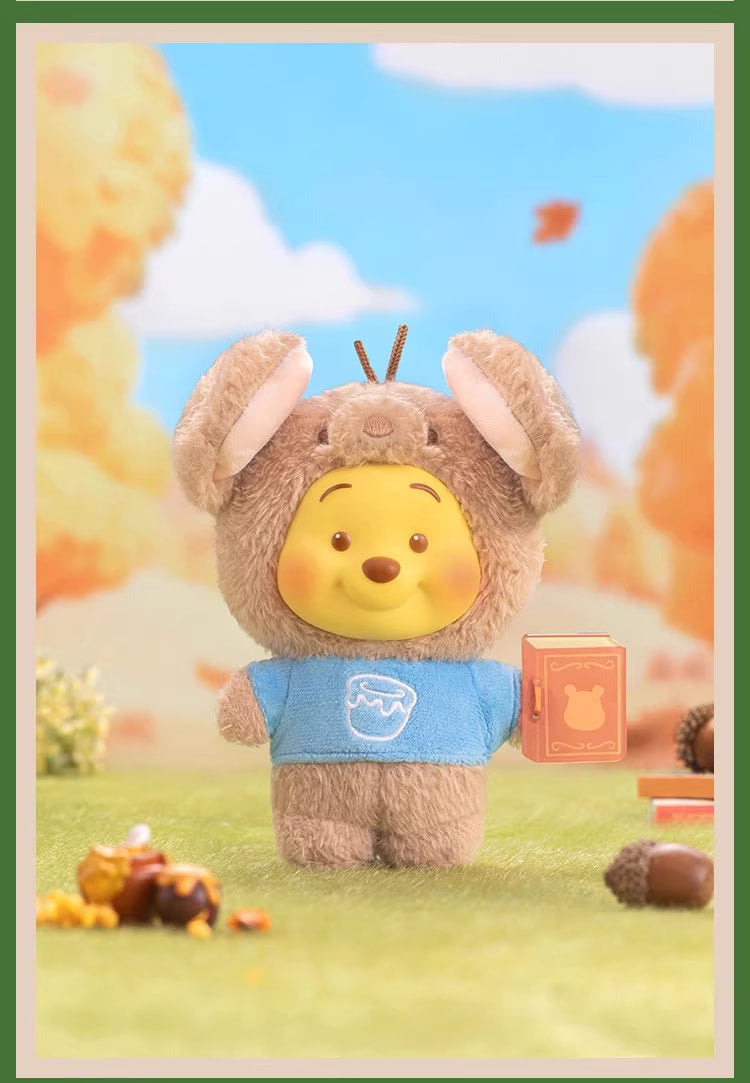 TOPTOY Disney Winnie the Pooh Storybook Series  Soft Vinyl Plush Bag