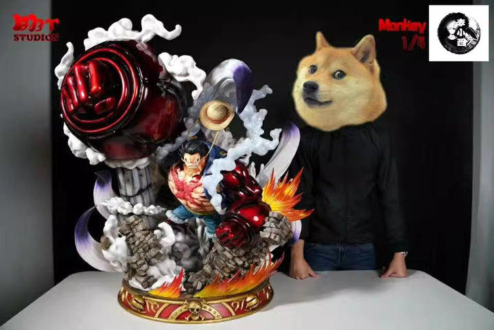 BBT Studio One Piece Gear 4 Luffy 2nd Anniversary Limited Resin GK Statue (1/4/1/6 Scale)