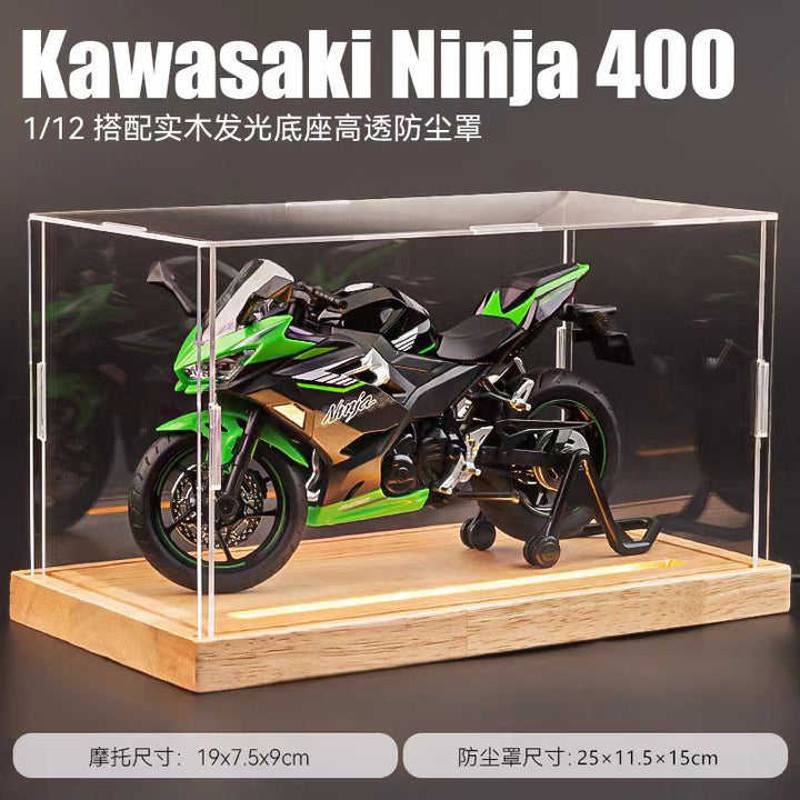 1/12 Scale Ninja 400 Motorcycle Model Alloy - Ninja Sport Bike Toy Super Bike Collectibles Gifts