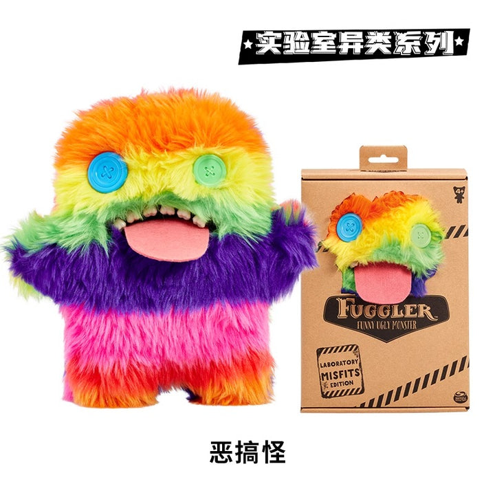 Original Fuggler Funny Ugly Monster Laboratory Misfits Edition 正版fuggler萌牙怪兽玩偶放克牙宝丑萌牙齿搞怪毛绒公仔