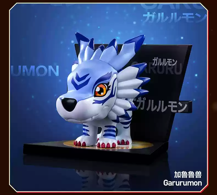 Original POPMART Digimon Adventure Fridge Magnet Series Figures Blind Box 泡泡玛特数码宝贝冰箱贴系列盲盒手办玩具桌面摆件礼物