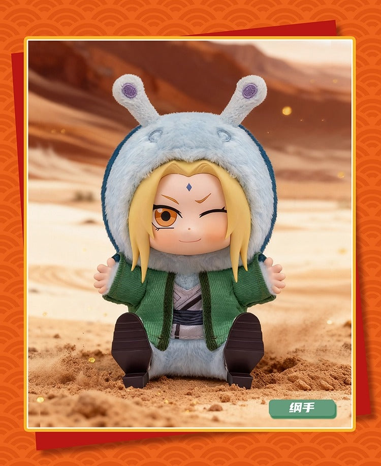 Ready Stock EAKI Naruto Sitting Series Soft Vinyl Plush – Naruto / Kakashi / Sasuke Blind Box Gift