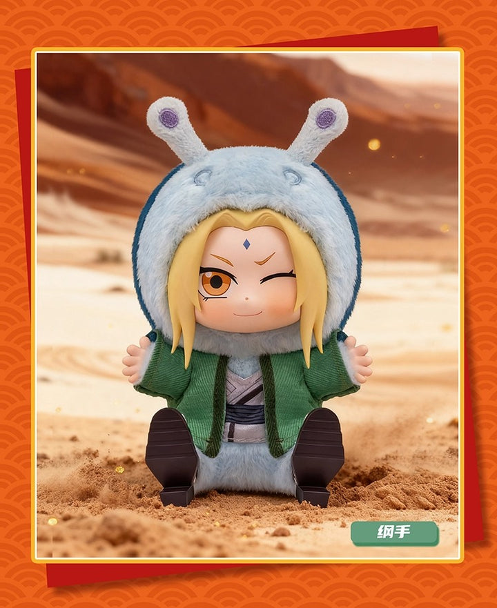 Ready Stock EAKI Naruto Sitting Series Soft Vinyl Plush – Naruto / Kakashi / Sasuke Blind Box Gift