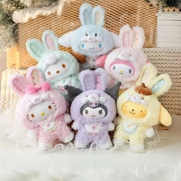 TOPTOY Sanrio Latte Baby V3 Rabbit Elf Series Vinyl Plush Blind Box TOPTOY三丽鸥搪胶毛绒三代精灵兔系列盲盒