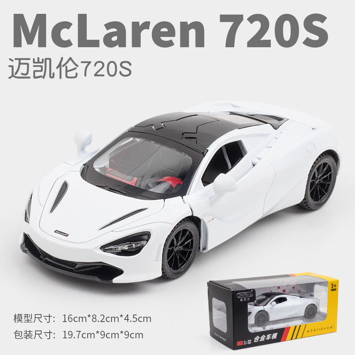 Welly 1:32 McLaren 720S Supercar Hypercar Diecast Model Collectibles Car Toys Model