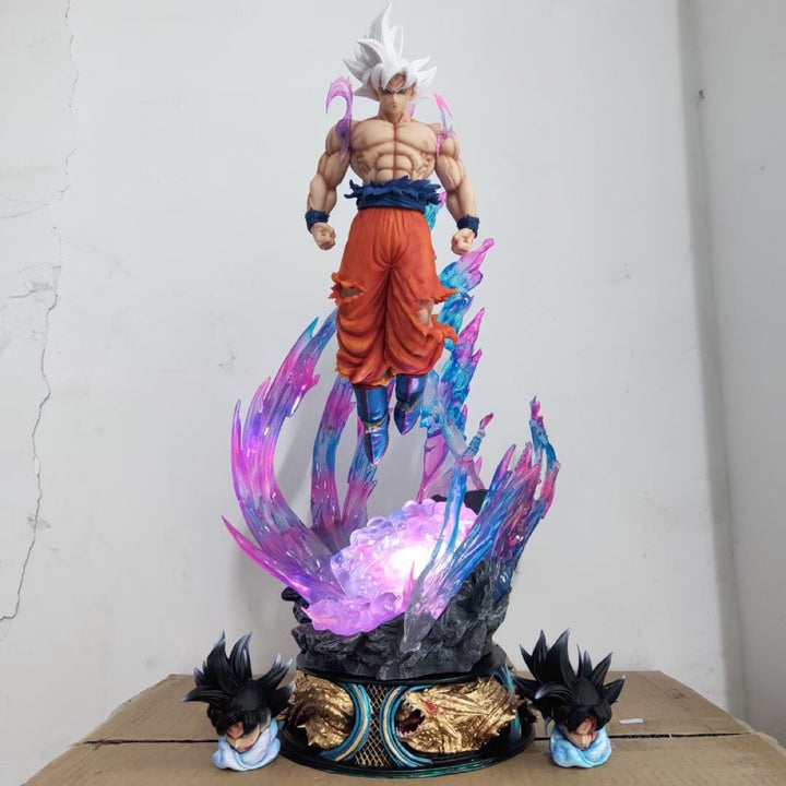 DRAGON BALL ANIME LS SON GOKU WUKONG ULTRA INSTINCT LIGHT UP FIGURE STATUE FIGURE