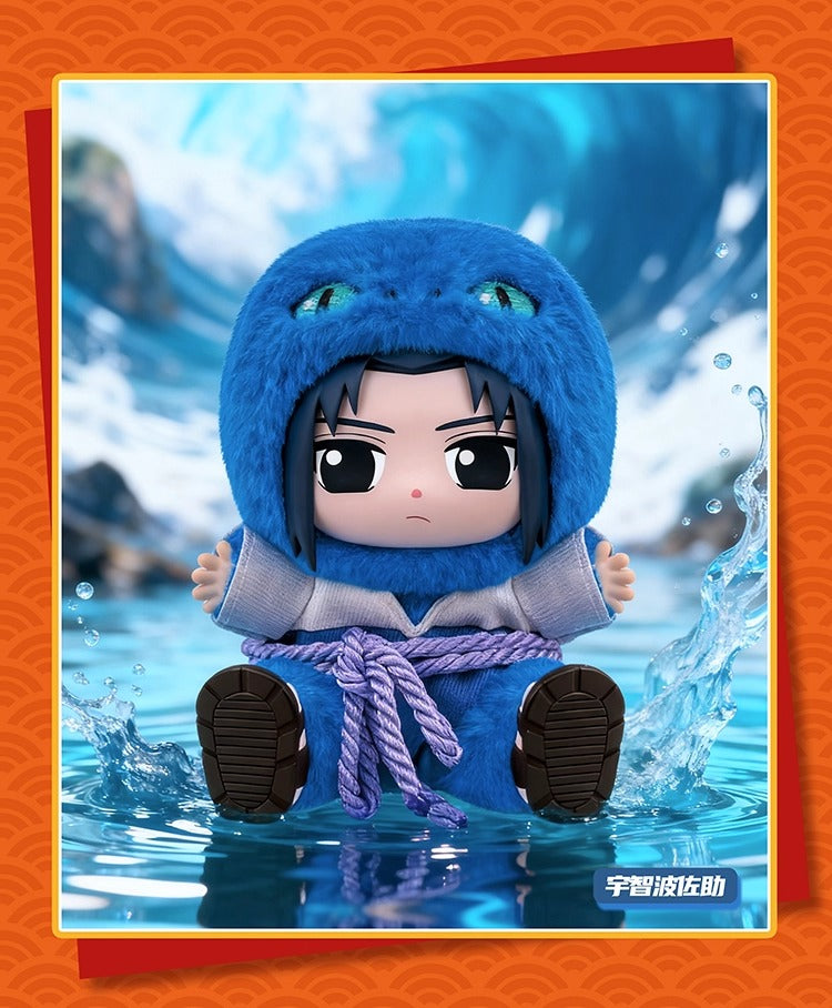 Ready Stock EAKI Naruto Sitting Series Soft Vinyl Plush – Naruto / Kakashi / Sasuke Blind Box Gift