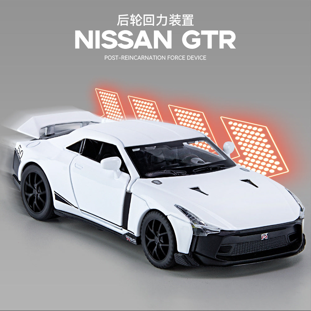 NISSAN GTR50 1/32 Engine Start Light Lamp Alloy Metal Collection For Men Toys