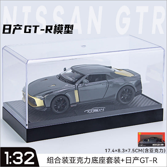 NISSAN GTR50 1/32 Engine Start Light Lamp Alloy Metal Collection For Men Toys