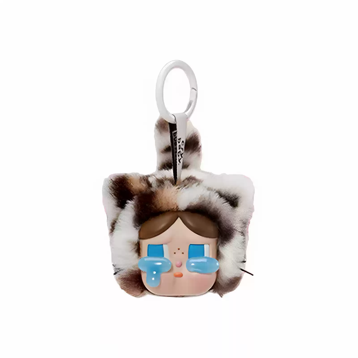 Original POPMART CRYBABY Wild but Cutie Series Vinyl Plush Pendant Blind Box CRYBABY哭娃豹豹猫猫系列搪胶毛绒挂件盲盒