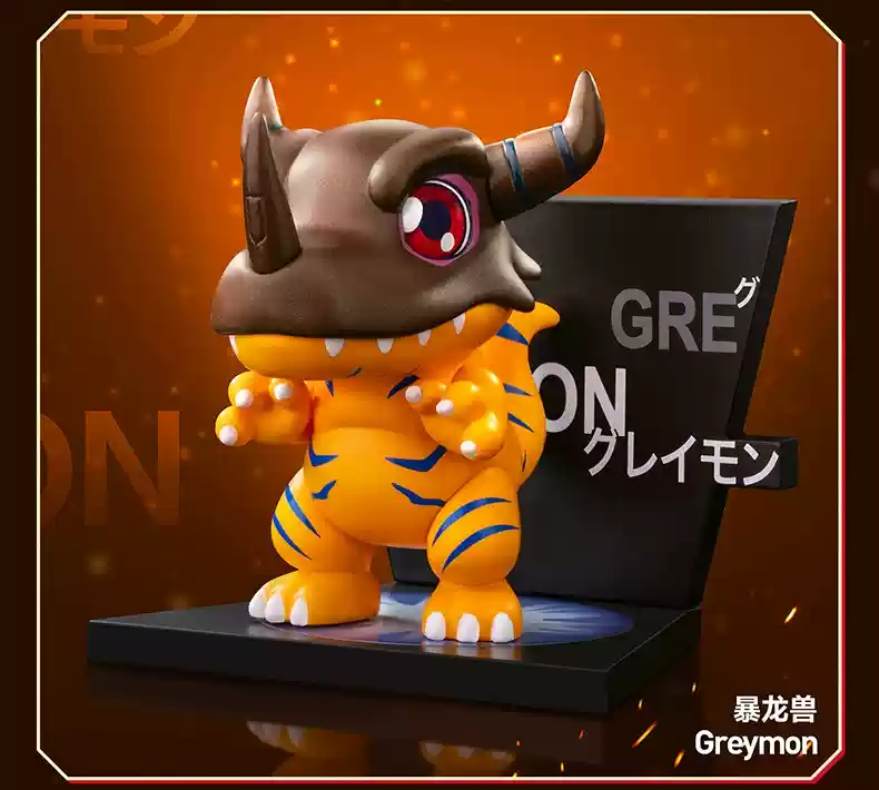 Original POPMART Digimon Adventure Fridge Magnet Series Figures Blind Box 泡泡玛特数码宝贝冰箱贴系列盲盒手办玩具桌面摆件礼物
