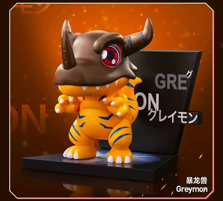 Original POPMART Digimon Adventure Fridge Magnet Series Figures Blind Box 泡泡玛特数码宝贝冰箱贴系列盲盒手办玩具桌面摆件礼物