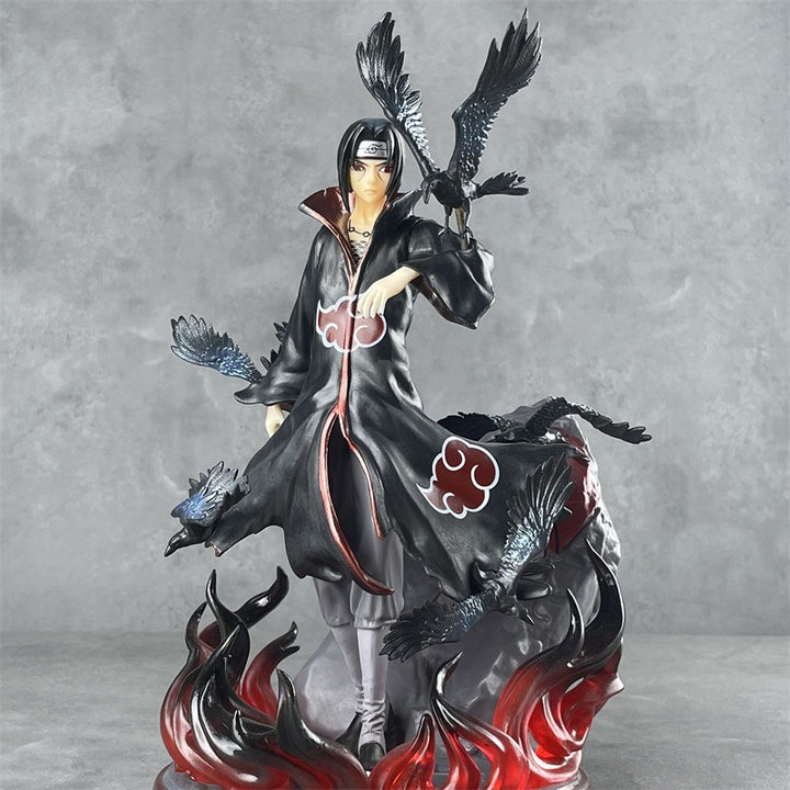 Naruto Premium Crow Hall Uchiha Itachi Akatsuki GK Statue Anime Figure 27 CM 火影忍者优质版乌鸦殿堂鼬晓组织