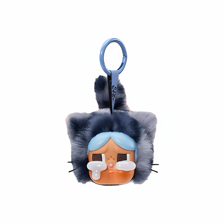 Original POPMART CRYBABY Wild but Cutie Series Vinyl Plush Pendant Blind Box CRYBABY哭娃豹豹猫猫系列搪胶毛绒挂件盲盒