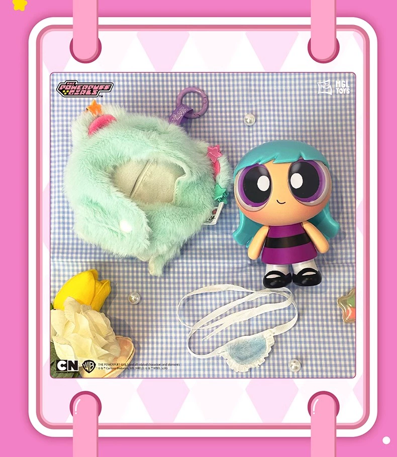 Original TOPTOY Powerpuff Girls Animal Cape Series Blind Box