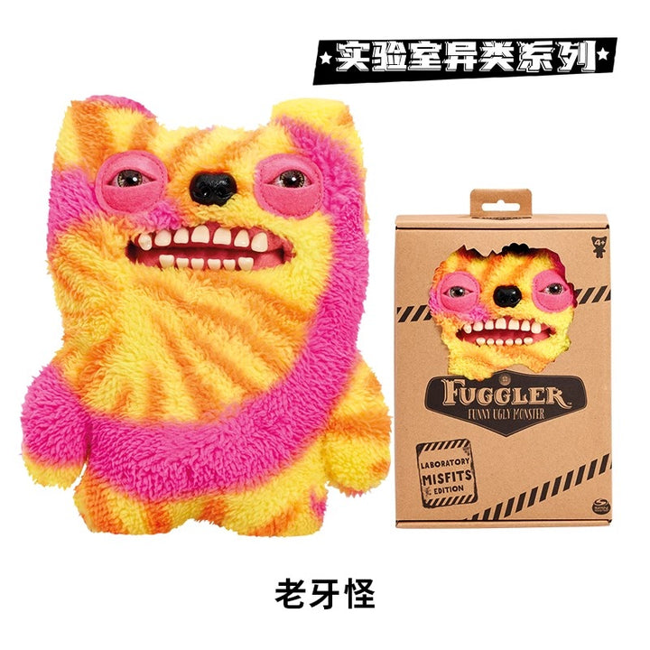 Original Fuggler Funny Ugly Monster Laboratory Misfits Edition 正版fuggler萌牙怪兽玩偶放克牙宝丑萌牙齿搞怪毛绒公仔
