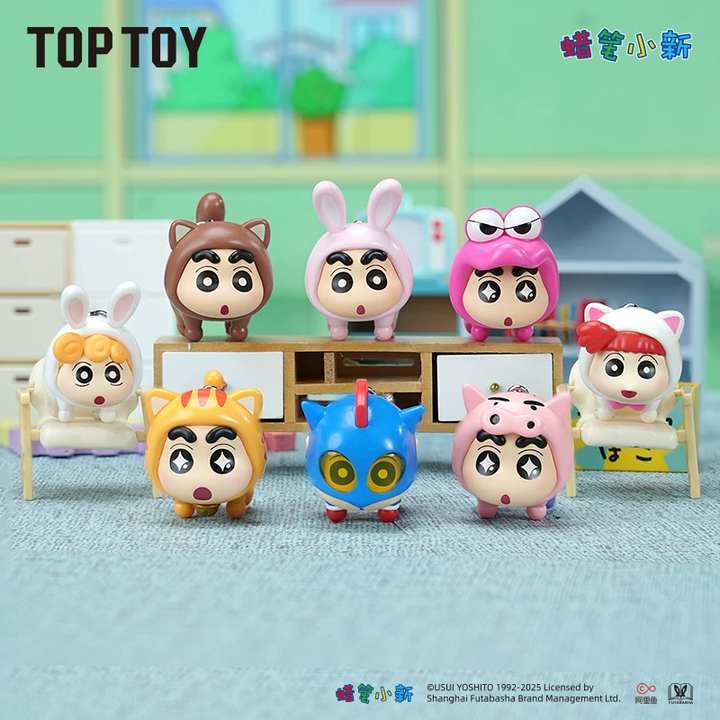 Original TopToy Crayon Shin Chan Flying Super Power 蜡笔小新盲盒飞天超能力系列萌粒盲袋