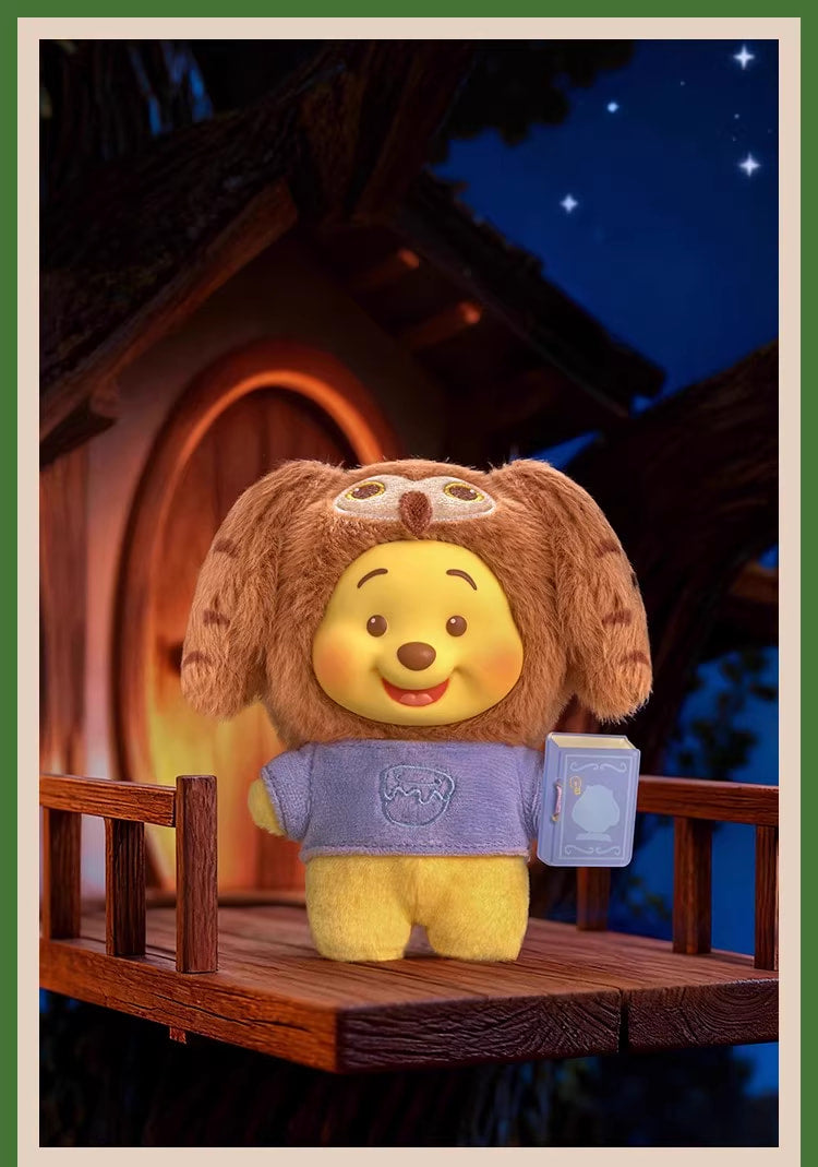 TOPTOY Disney Winnie the Pooh Storybook Series  Soft Vinyl Plush Bag