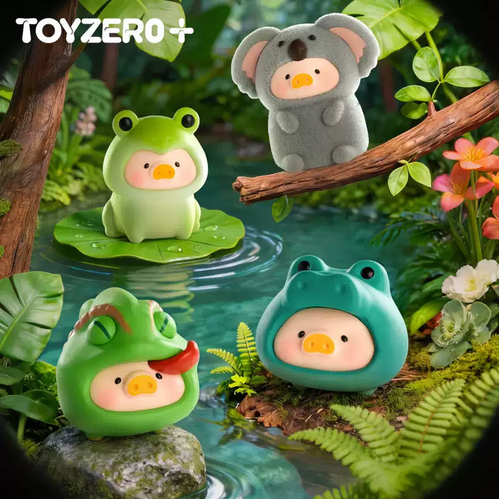 TOYZERO+ Canned Pig LuLu Animal MINI Cute Blind Box Desktop Ornament Figure Gift 零加TOYZERO罐头猪LuLu动物MINI萌粒盲盒桌面摆件手办女生礼物