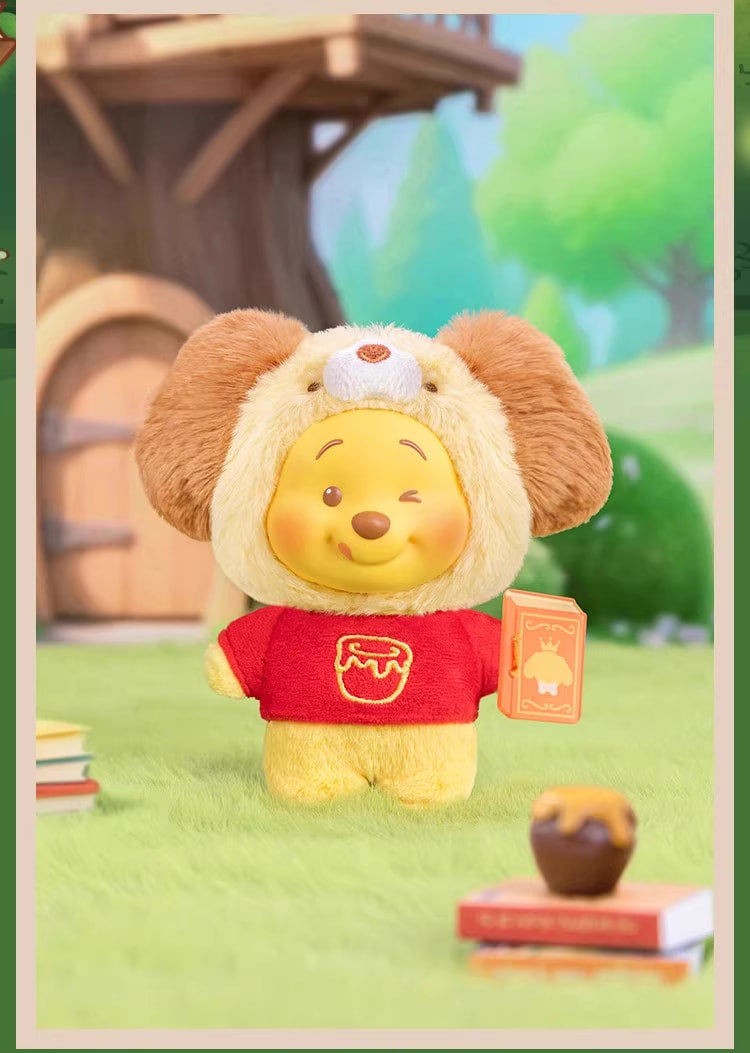 TOPTOY Disney Winnie the Pooh Storybook Series  Soft Vinyl Plush Bag