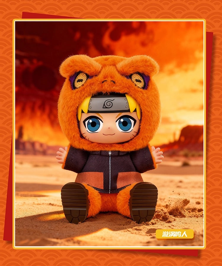 Ready Stock EAKI Naruto Sitting Series Soft Vinyl Plush – Naruto / Kakashi / Sasuke Blind Box Gift