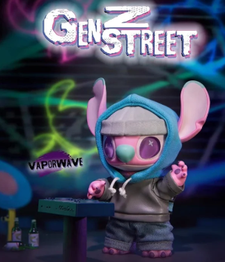 Original Stitch Genz plush pendant blind box 正版迪士尼史迪仔GenZ街头系列盲盒玩具