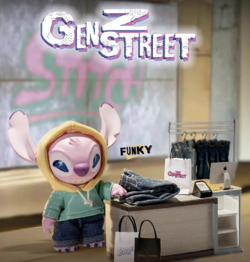 Original Stitch Genz plush pendant blind box 正版迪士尼史迪仔GenZ街头系列盲盒玩具