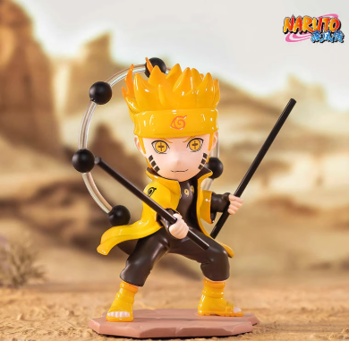 Ready Stock POPMART Naruto Ninja Wars Series Mystery Box Trendy Figure Naruto Toy Gift POPMART
